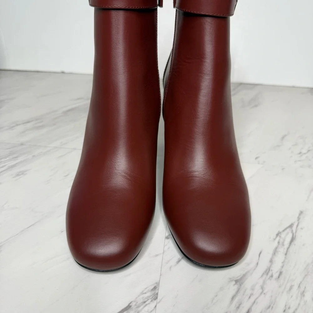 Longchamp brown red